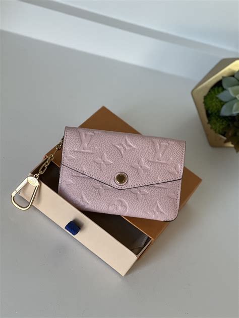 louis vuitton rose ballerine key pouch sku